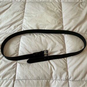 Filson Black Leather Men’s Belt - Size 46
